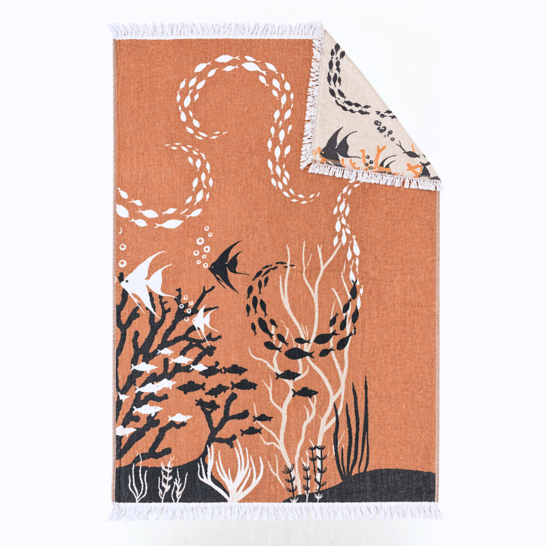 Ocean Throw Pamuk Peştamal Tarçın