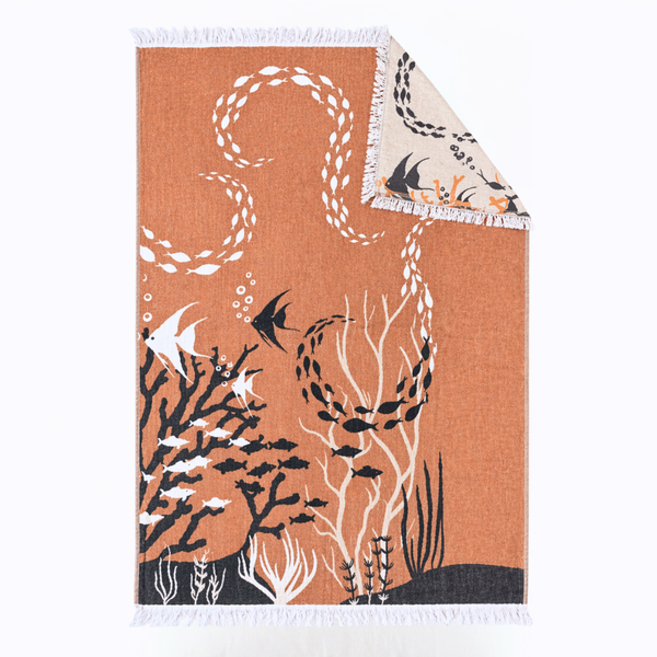 Ocean Throw Pamuk Peştamal Tarçın