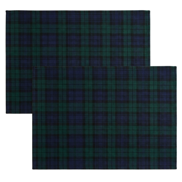 Tartan Leke Tutmaz Amerikan Servis 35x50 cm Lacivert (2'li Set)