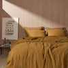 Allure Müslin Pamuk Süper King Size Düz Çarşaf 260x310 cm Safran