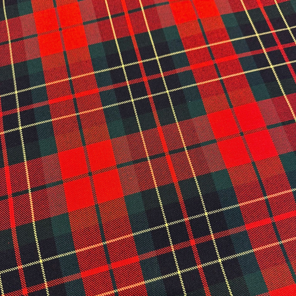 Tartan Check Kırlent Kılıfı Kırmızı