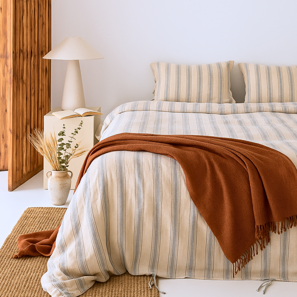 Wild Naturel Keten Çift Kişilik Nevresim Takımı 200x220 cm