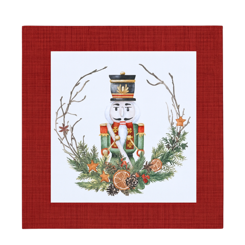 Nutcracker Pamuk Amerikan Servis/Peçete 45x45 cm