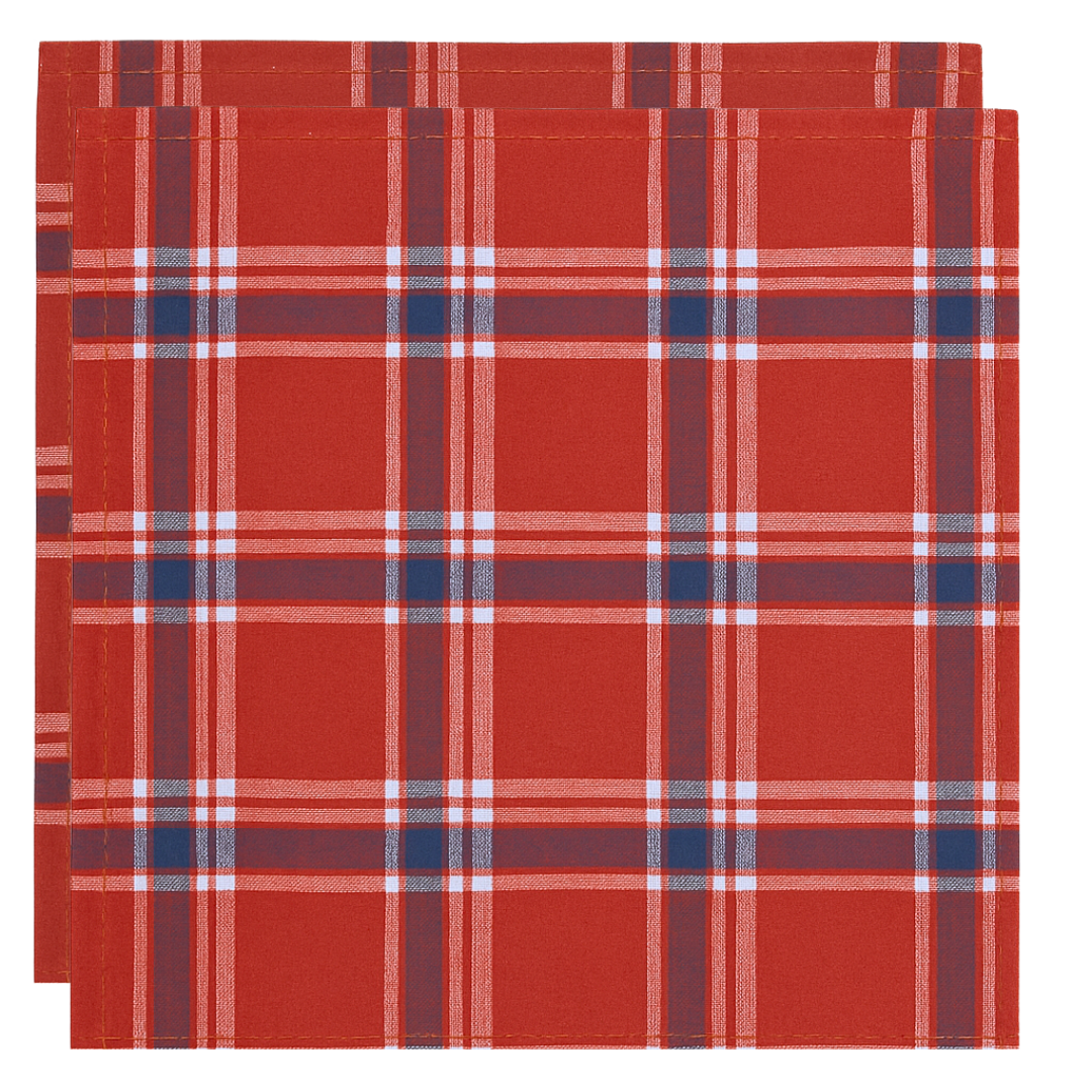 Country Peçete Kırmızı (2'li Set)