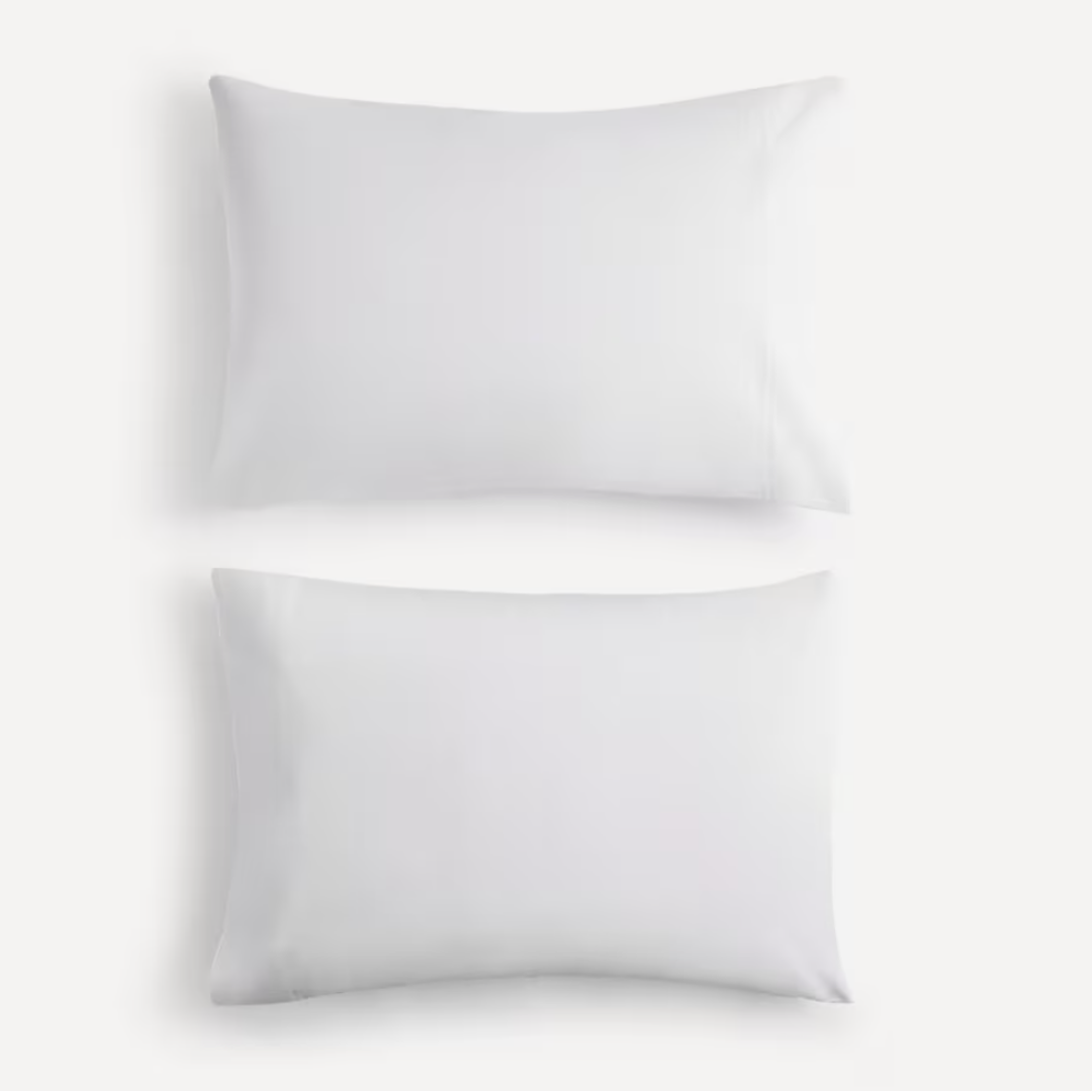 Stella %100 Premium Pamuk Ranforce 2'li 50x70 cm Yastık Kılıfı Beyaz