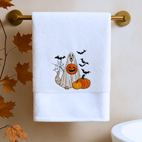 Ghost %100 Pamuk Yüz Havlusu 40x70 cm Beyaz