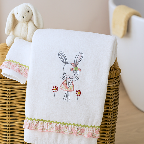 Merina Nakışlı Premium %100 Pamuk Banyo Havlusu