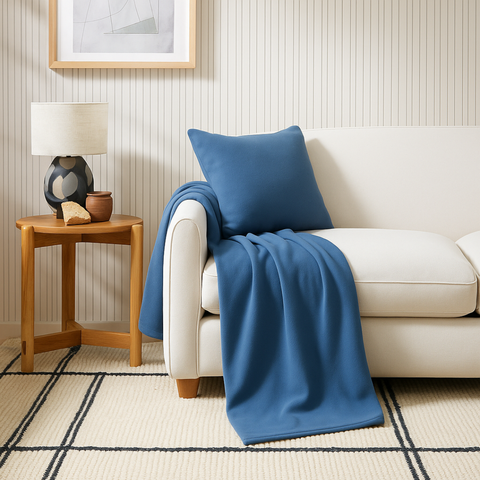 Oxford Polar Throw 140x200 cm Mavi