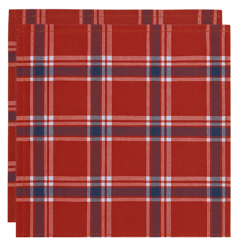 Country Peçete Kırmızı (2'li Set)