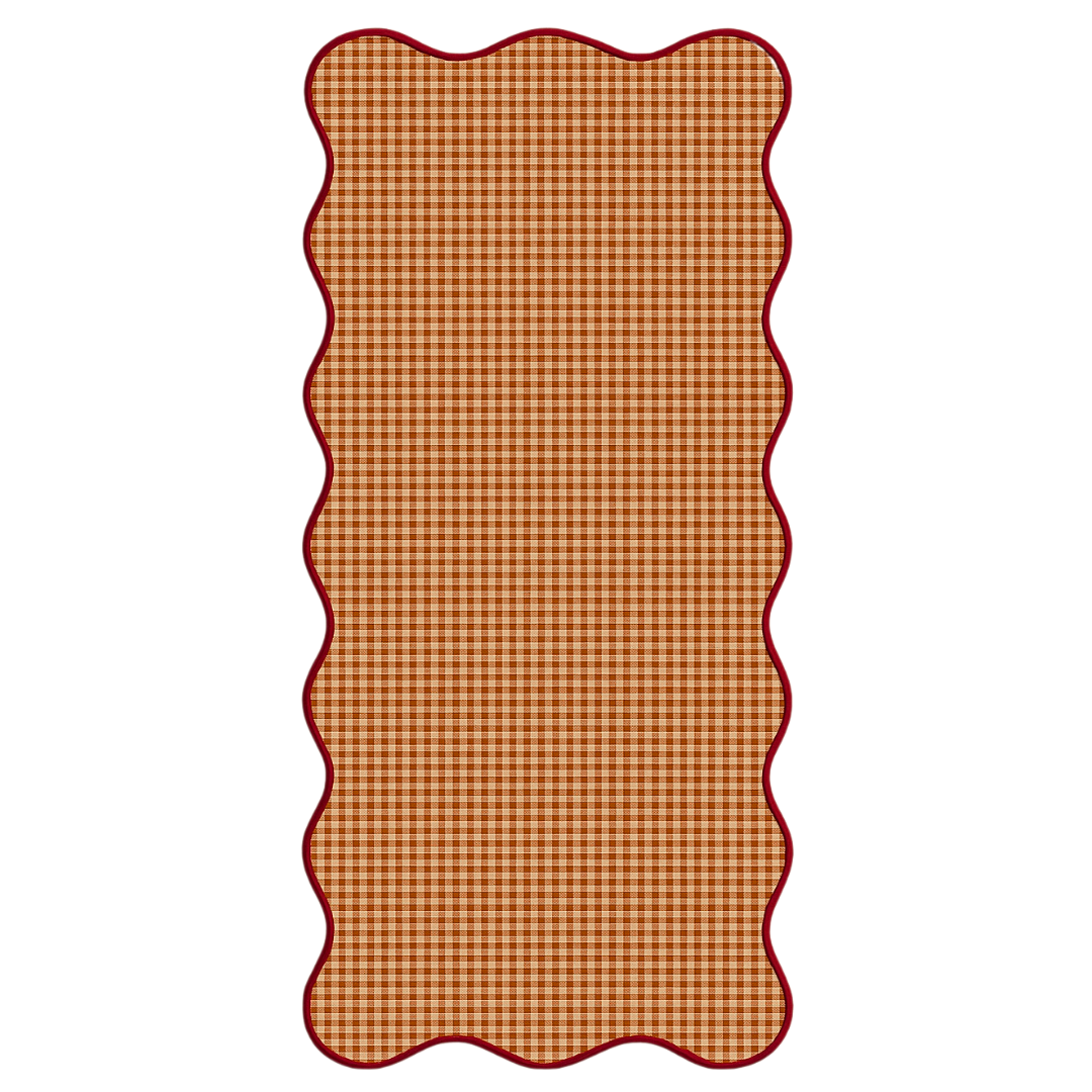 Jingle Kıvrımlı Runner 40x150 cm Kırmızı