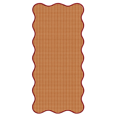 Jingle Kıvrımlı Runner 40x150 cm Kırmızı