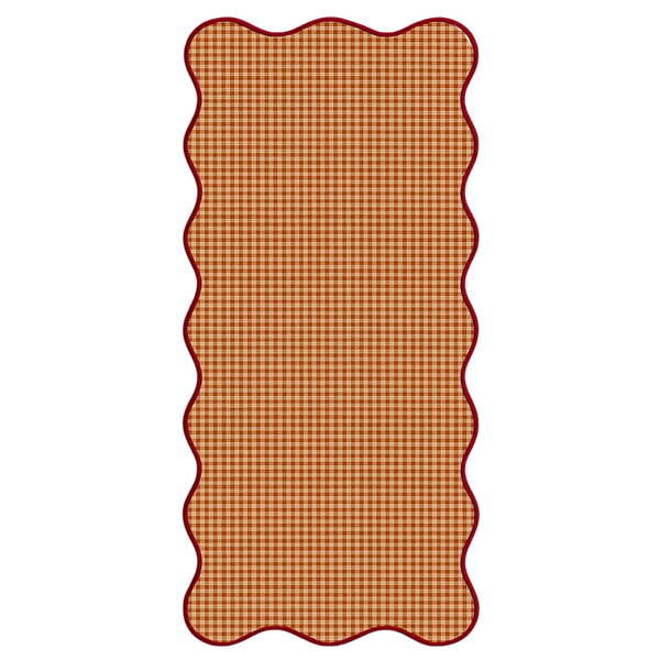 Jingle Kıvrımlı Runner 40x150 cm Kırmızı