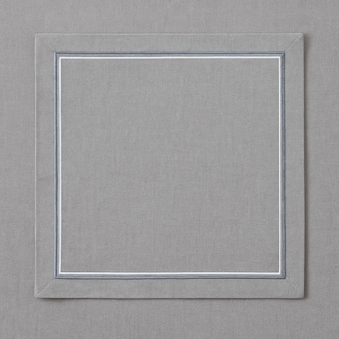 2 Sıra Piko Kenar Leke Tutmaz Keten Masa Örtüsü Taş