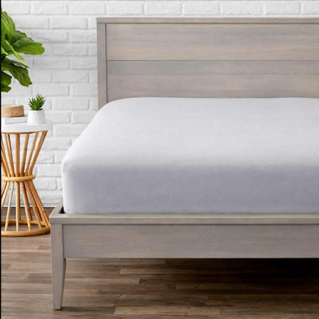 Lopez Tek Kişilik Lastikli Pamuk Penye Çarşaf 100x200 cm Gri