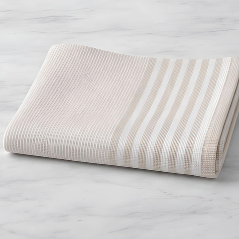 Beige Yüksek Su Emici Pamuk Mutfak Havlusu 40x65 cm