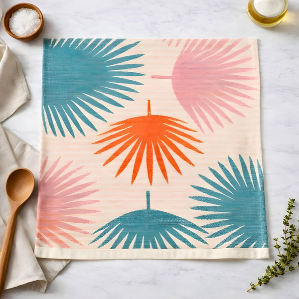 Palm Pamuk Mutfak Kurulama Havlusu 50x50 cm