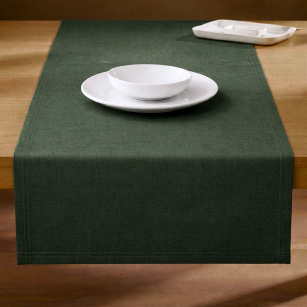 Genoa Dokuma Keten Leke Tutmaz Runner 50x150 cm Defne