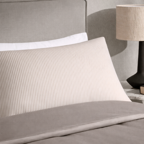 Natura %100 Pamuk Saten 2’li Yastık Kılıfı 50x70 cm Vizon