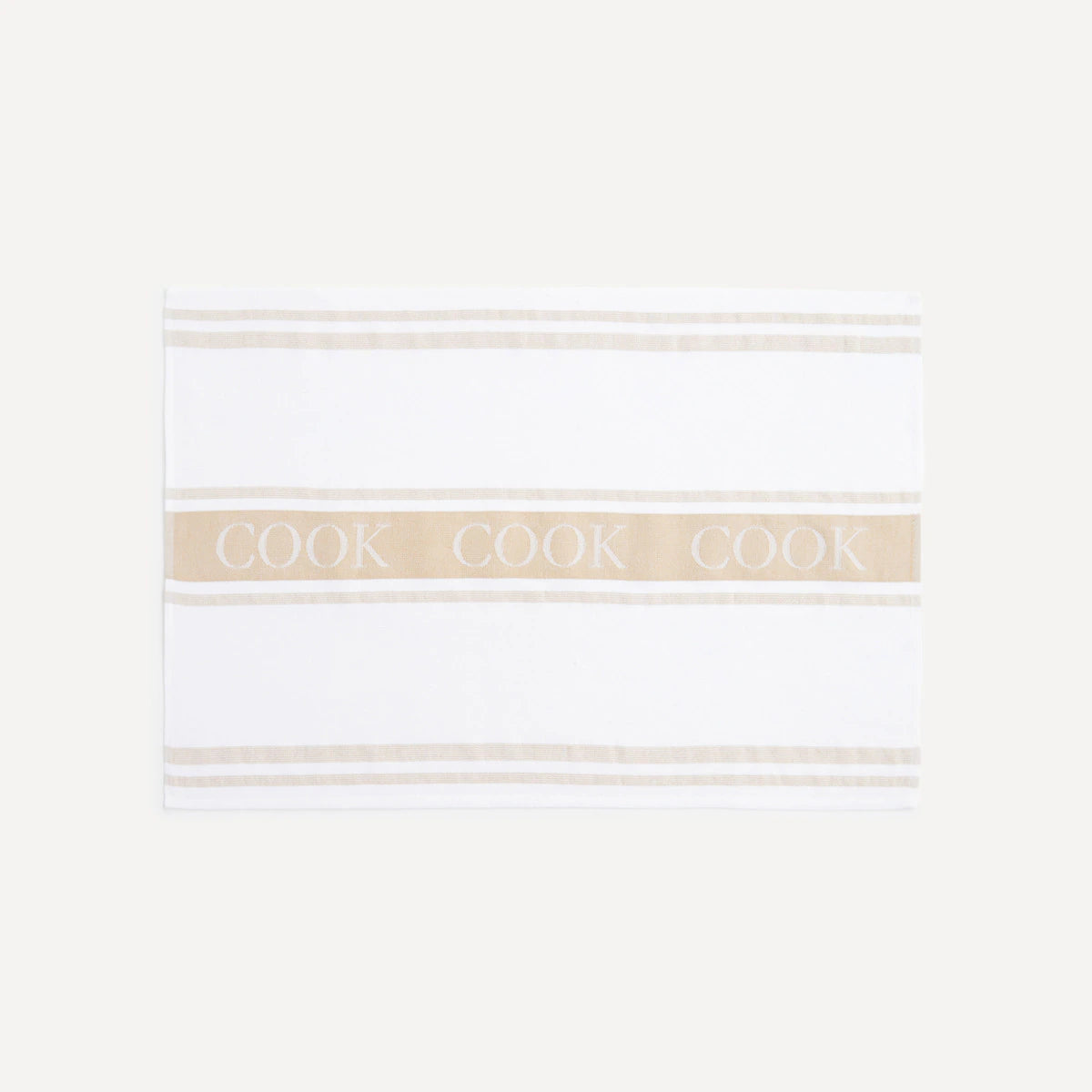 Cook 2'li Mutfak Kurulama Havlu Seti Bej