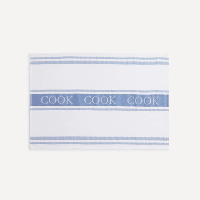 Cook 2'li Mutfak Kurulama Havlu Seti Mavi