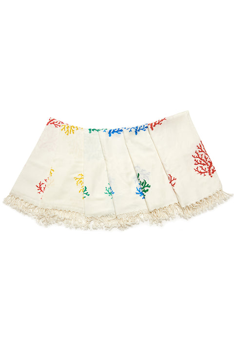 Coral Throw Müslin Pamuk Peştamal Kırmızı 100x200 cm