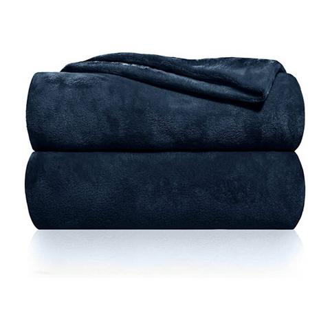 Perugia Tek Kişilik Welsoft Battaniye 160x200 cm Lacivert