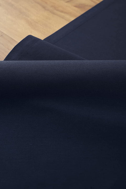 Genoa Dokuma Keten Leke Tutmaz Runner 50x150 cm Lacivert