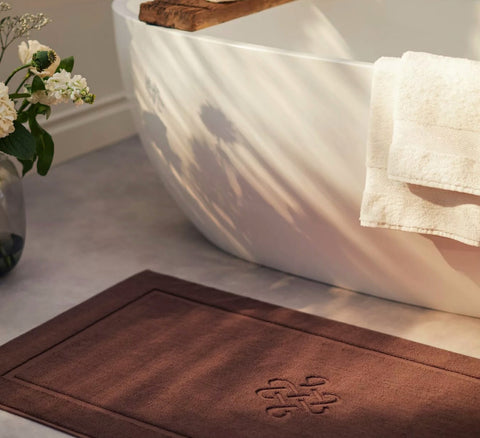 Ultra Soft Pamuk Banyo Paspası Kahverengi