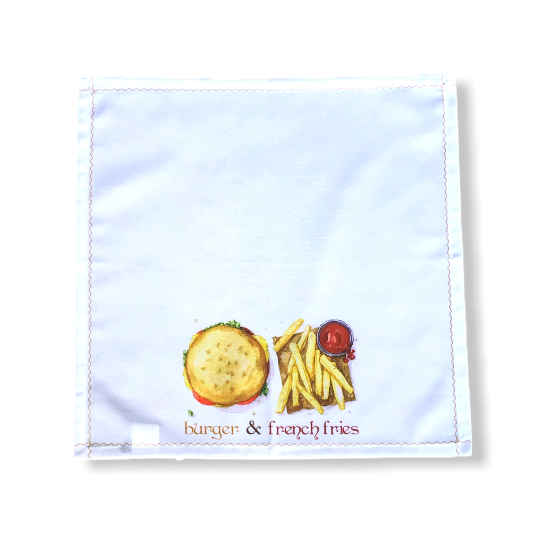 Patates Kızartması Baskılı Peçete