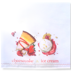 Cheesecake Baskılı Peçete
