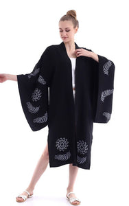 Aspen Tasarım Pamuk Kimono Siyah
