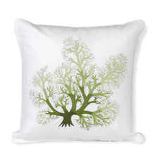 Görseli Galeri görüntüleyiciye yükleyin, Marbella Trees Nakışlı Keten Kırlent Kılıfı 40x40 cm Yeşil
