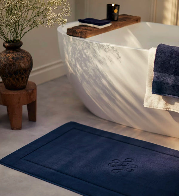 Ultra Soft Pamuk Banyo Paspası Lacivert