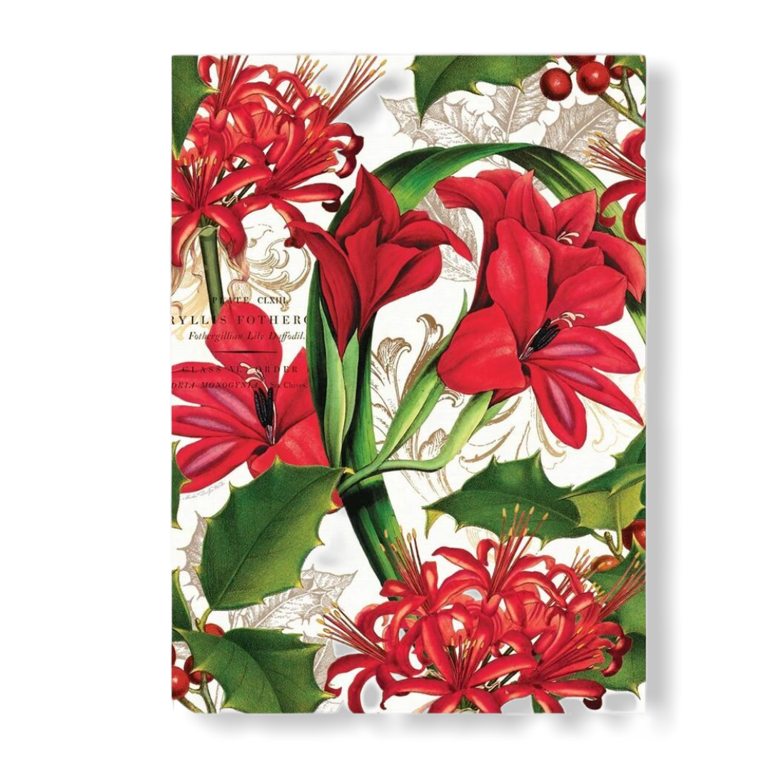 Red Blossoms %100 Pamuk Mutfak Havlusu 50x70 cm