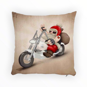 Cindy Yılbaşı Kırlent Kılıfı Santa Ride