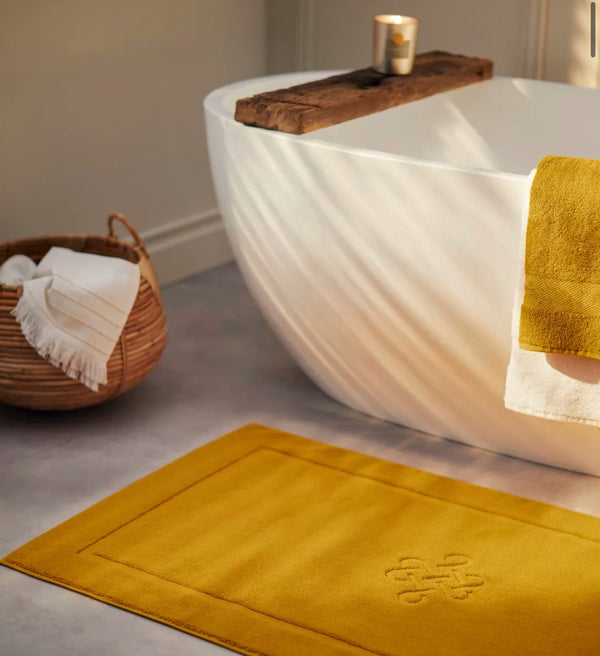 Ultra Soft Pamuk Banyo Paspası Safran