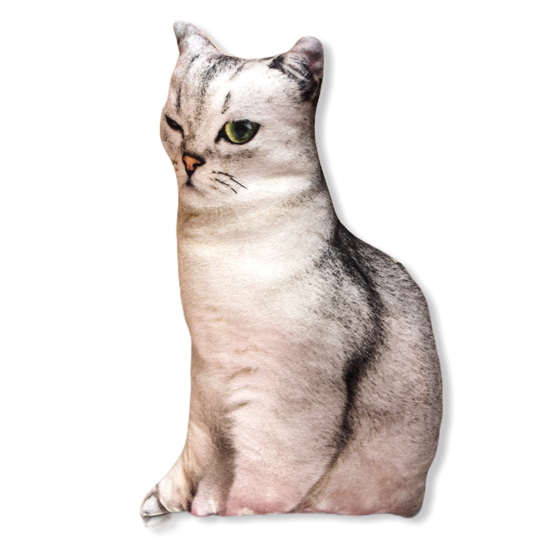Nazlı 3D Göz Kırpan Kedi Yastık
