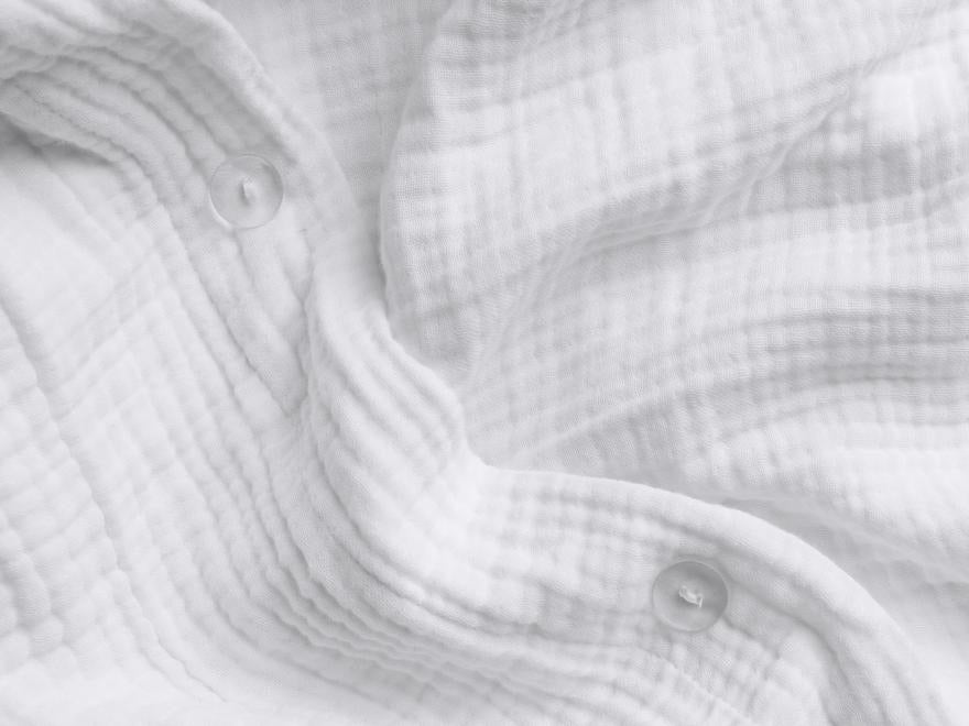 Antibes 4 Kat Müslin Tek Kişilik Nevresim Seti 160x220 cm Beyaz