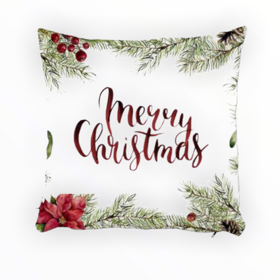 Cindy Yılbaşı Kırlent Kılıfı Merry Christmas